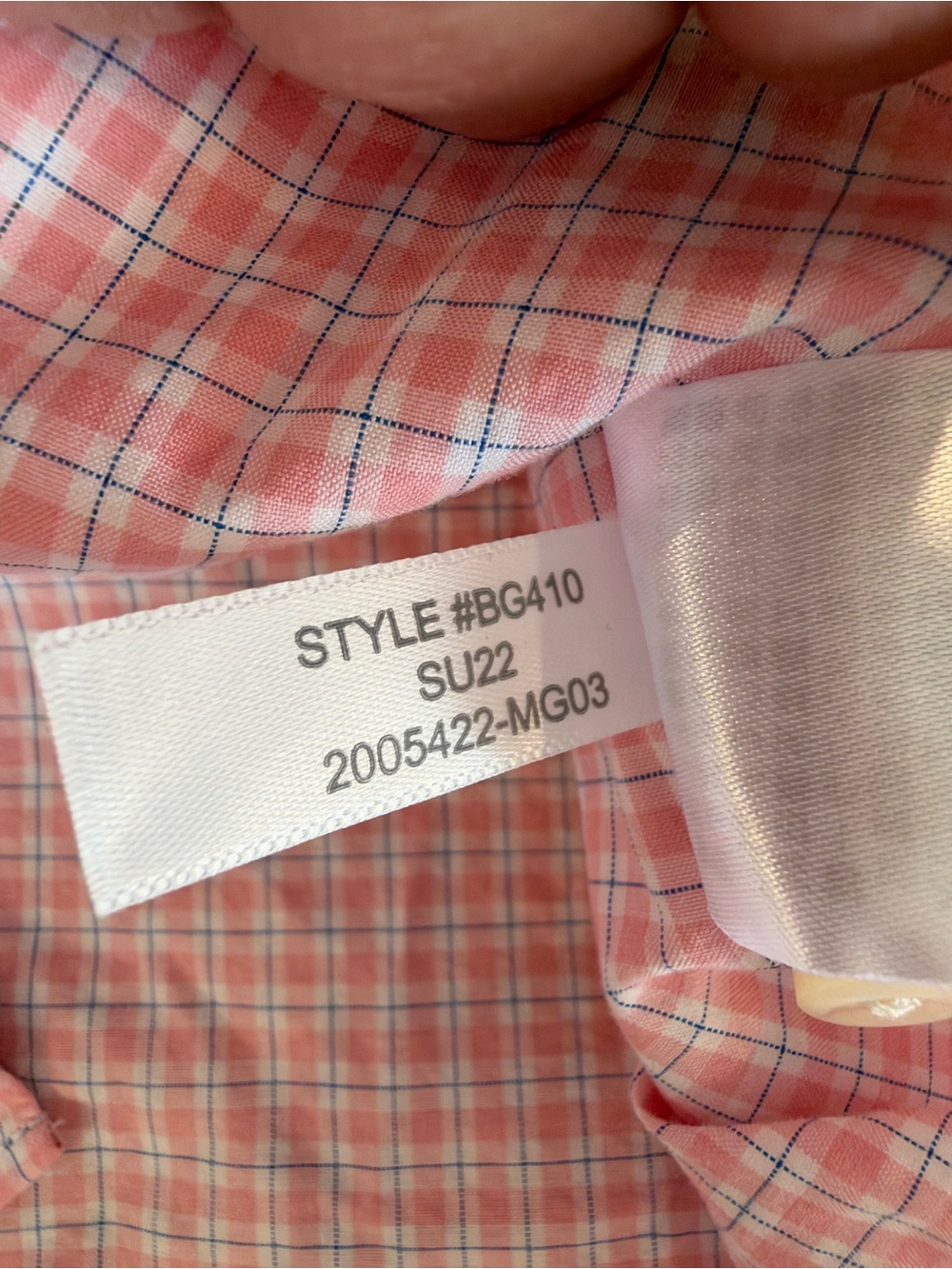 J. Crew Secret Wash organic cotton poplin shirt • size small • BG410 - Picture 7 of 8
